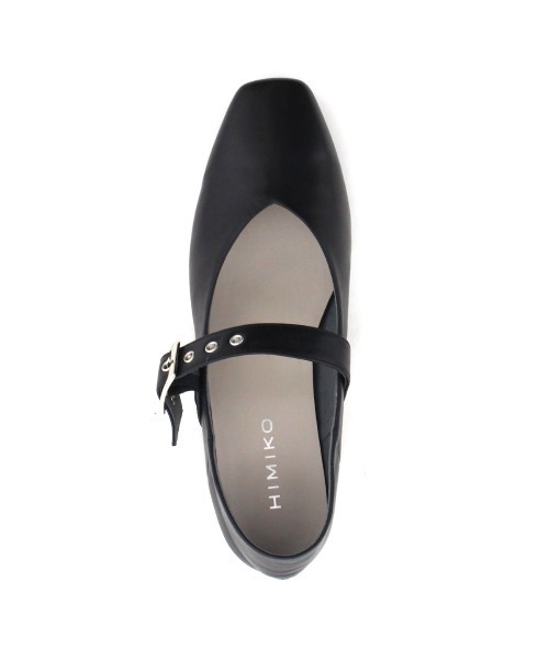 「HIMIKO」 フラットパンプス 21.5cm ブラック レディース_画像2