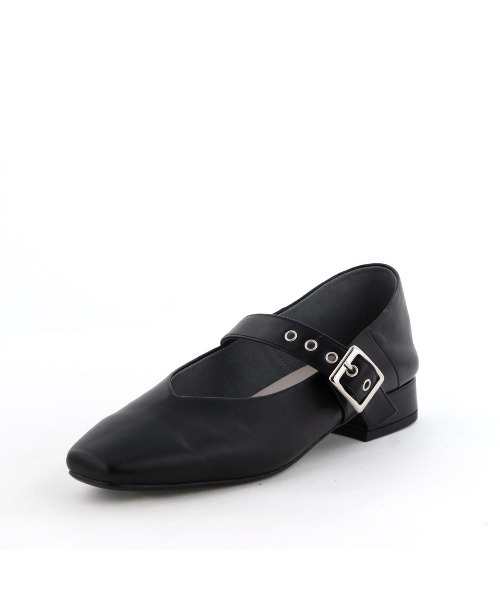 「HIMIKO」 フラットパンプス 21.5cm ブラック レディース_画像4