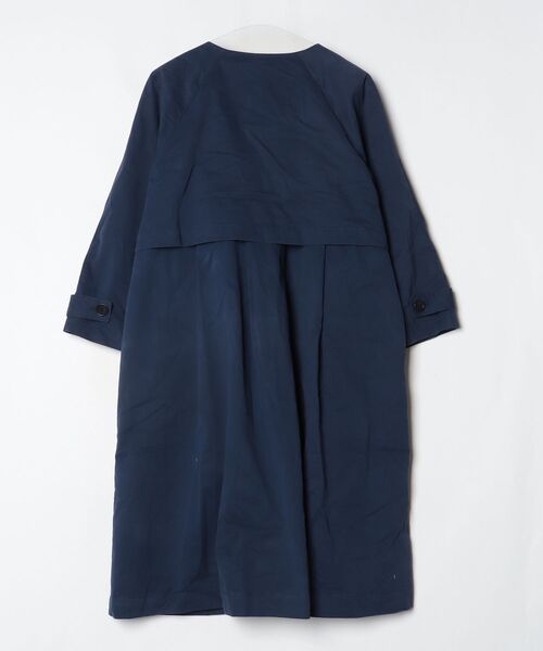 「l'atelier du savon」 ノーカラーコート FREE ネイビー レディース_画像2