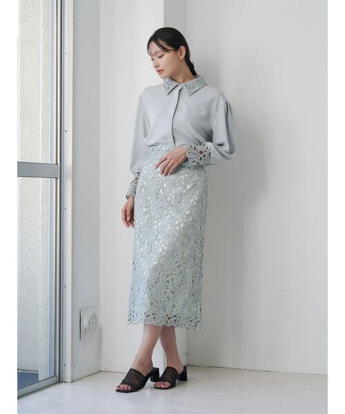 「TONAL」 タイトスカート MEDIUM アイボリー レディース_画像5