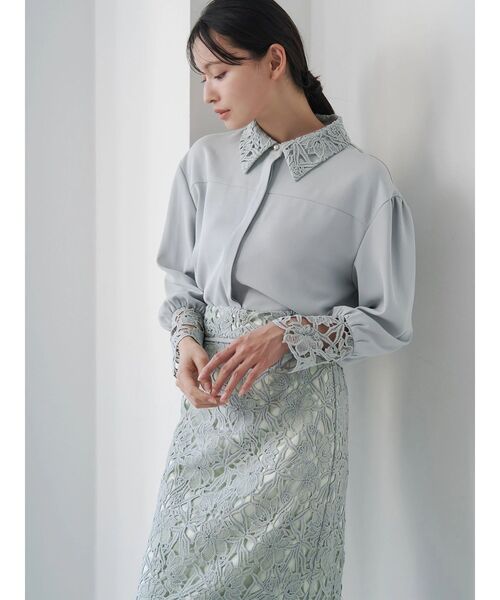 「TONAL」 タイトスカート MEDIUM アイボリー レディース_画像6