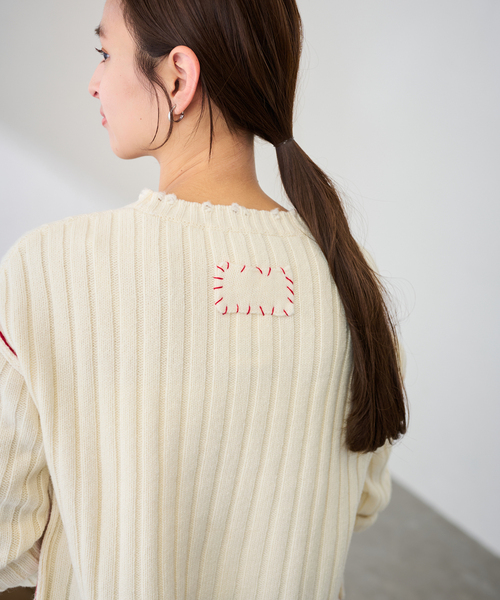 FRAMeWORK（フレームワーク） ニット セーター ハンドステッチリペア