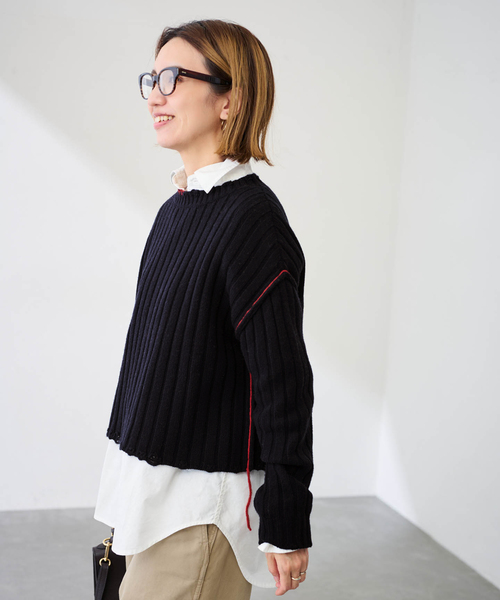 FRAMeWORK（フレームワーク） ニット セーター ハンドステッチリペア