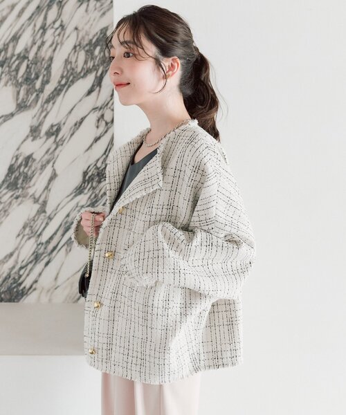 La boutique Bonbon（ラブティックボンボン） ジャケット ノーカラー