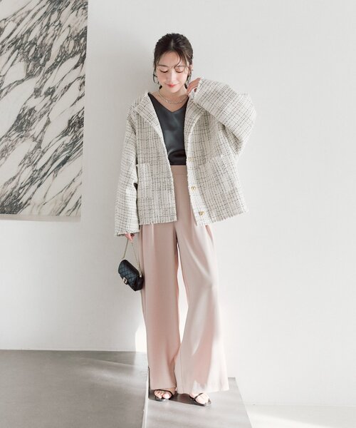 La boutique Bonbon（ラブティックボンボン） ジャケット ノーカラー