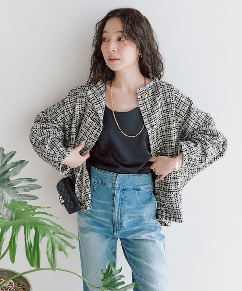 La boutique Bonbon（ラブティックボンボン） ジャケット ノーカラー