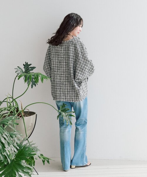 La boutique Bonbon（ラブティックボンボン） ジャケット ノーカラー