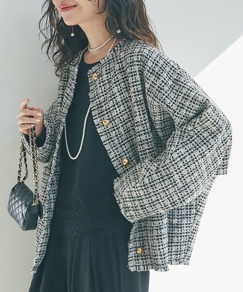 La boutique Bonbon（ラブティックボンボン） ジャケット ノーカラー