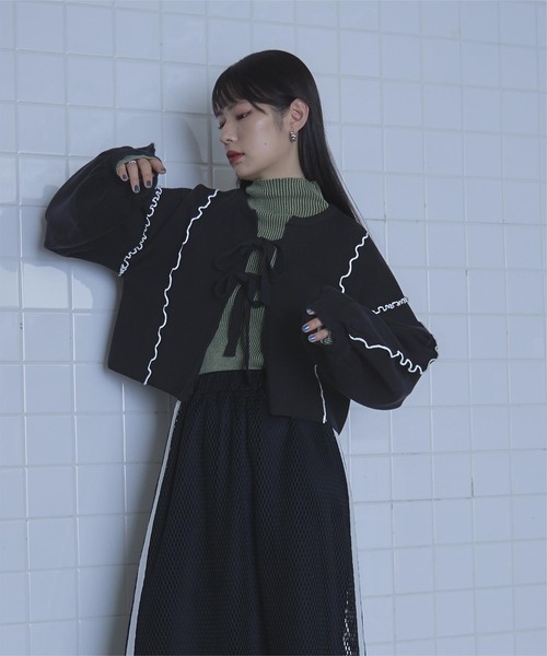 「miette」 カーディガン FREE アイボリー レディース_画像2