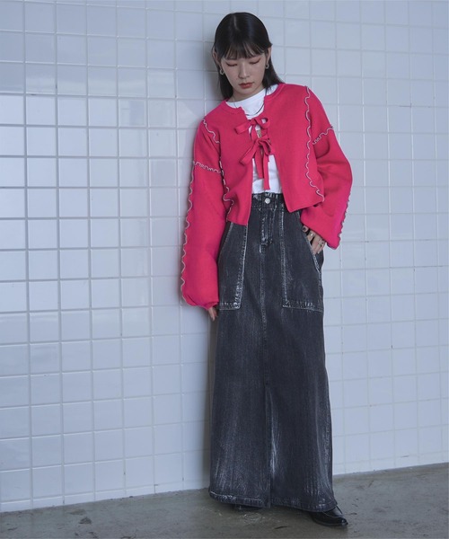 「miette」 カーディガン FREE アイボリー レディース_画像5