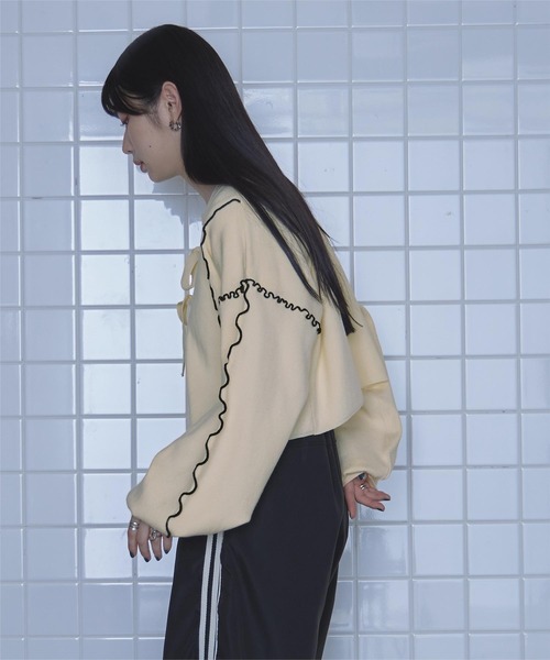 「miette」 カーディガン FREE アイボリー レディース_画像9