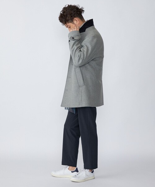 SHIPS（シップス） ピーコート MEDIUM ライトグレー メンズ : ZOZOTOWN