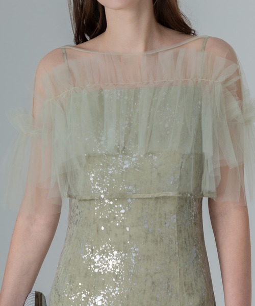 「Leja」 コンビワンピース SMALL グレー レディース_画像5