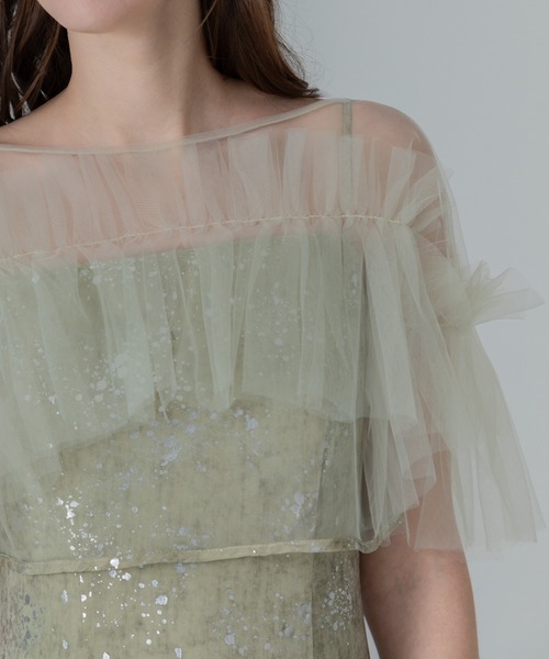 「Leja」 コンビワンピース SMALL グレー レディース_画像6