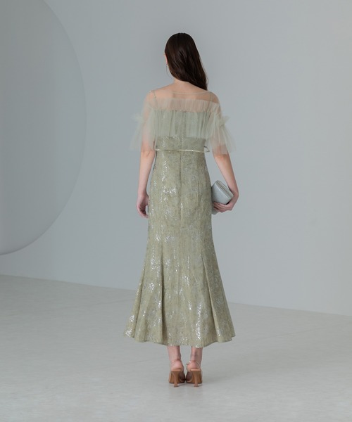 「Leja」 コンビワンピース SMALL グレー レディース_画像8