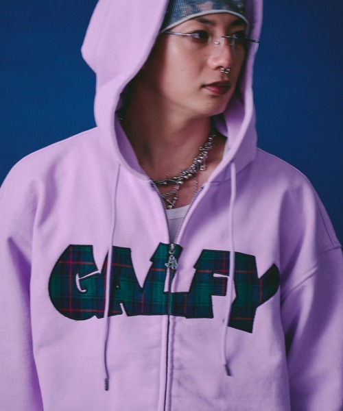 GALFY（ガルフィー） パーカー GALFY-ばーばの切り貼りリメイク