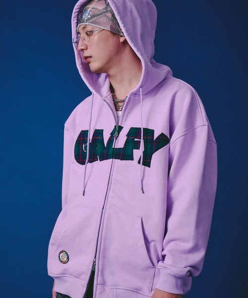 GALFY（ガルフィー） パーカー GALFY-ばーばの切り貼りリメイク