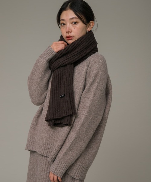 「URBAN RESEARCH Sonny Label」 マフラー ONE ブラック レディース_画像4