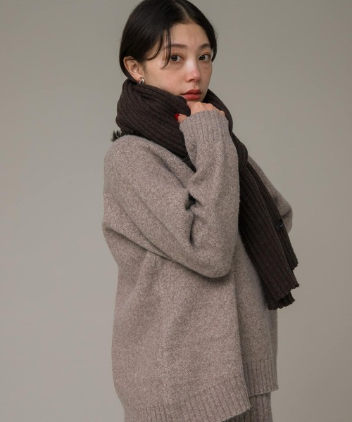 「URBAN RESEARCH Sonny Label」 マフラー ONE ブラック レディース_画像5