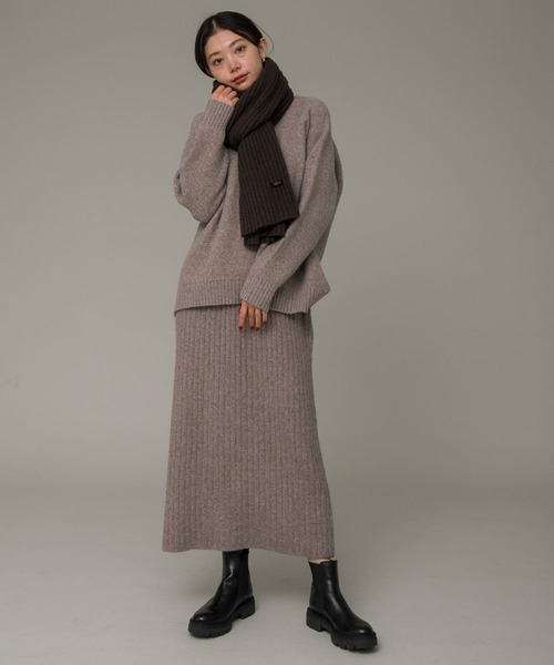 「URBAN RESEARCH Sonny Label」 マフラー ONE ブラック レディース_画像6