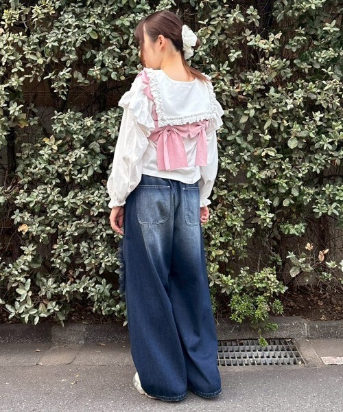 Candy Stripper（キャンディーストリッパー） tシャツ FRILL COLLAR 