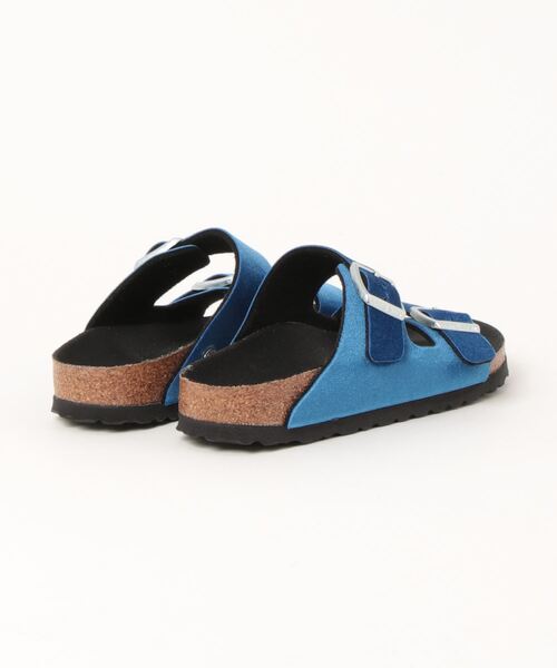 「BIRKENSTOCK」 フラットサンダル 38 ブルー レディース_画像8