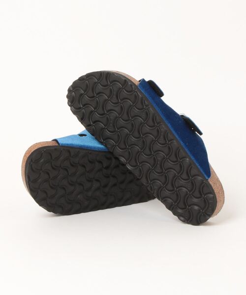 「BIRKENSTOCK」 フラットサンダル 38 ブルー レディース_画像9