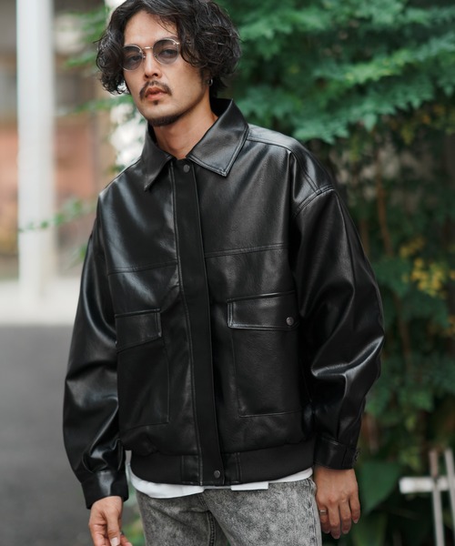 「improves」 ブルゾン MEDIUM ブラウン メンズ_画像4