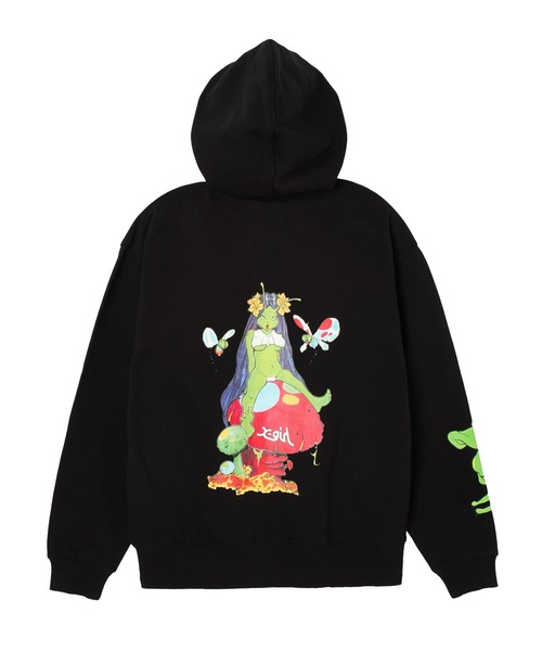 X-girl（エックスガール） パーカー X-girl x Mark Bode ZIP UP SWEAT
