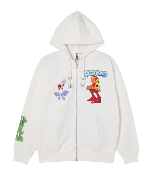 X-girl パーカー X-girl（エックスガール） パーカー TRIBAL HEART ZIP UP SWEAT HOODIE