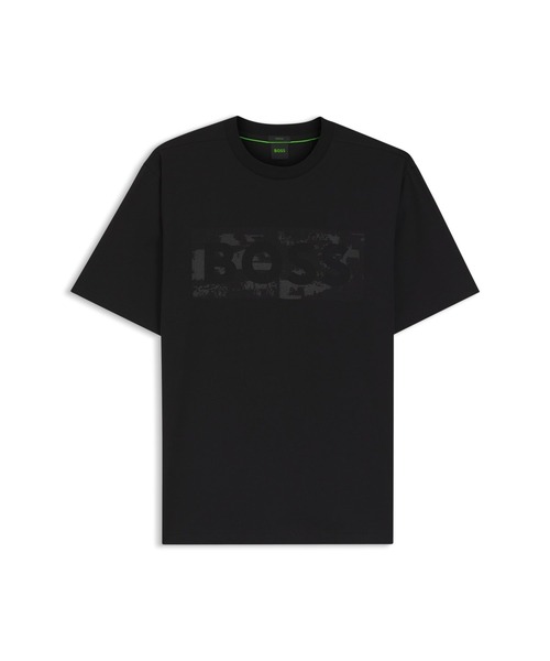 BOSS（HUGO BOSS） tシャツ ストレッチコットン Tシャツ ロゴアート