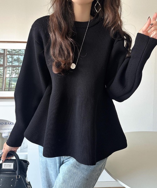 「classicalelf」 ニットカーディガン MEDIUM チャコール レディース_画像5