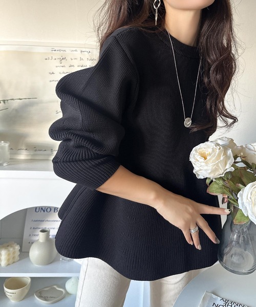 「classicalelf」 ニットカーディガン MEDIUM チャコール レディース_画像9