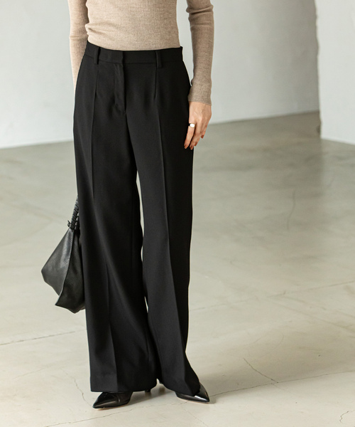 「NOBLE」 パンツ 36 グレー レディース_画像2