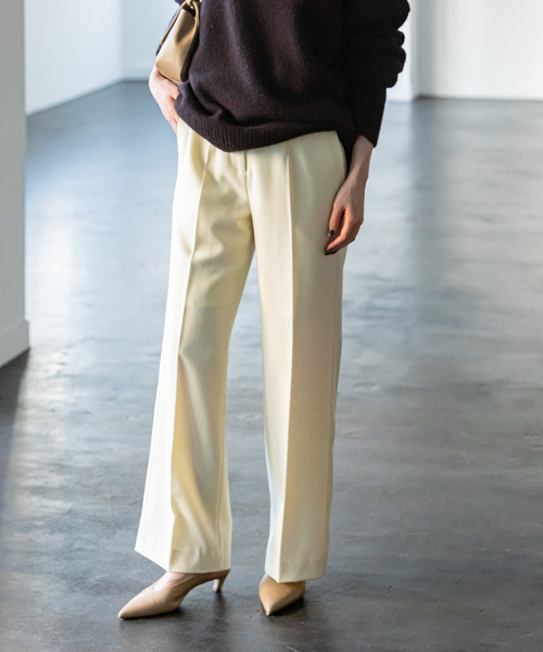 「NOBLE」 パンツ 36 グレー レディース_画像3