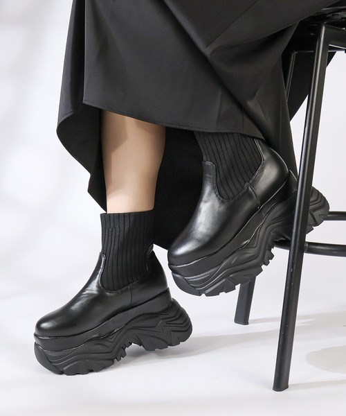 「LOVEHUNTER」 ブーツ LL ブラック レディース_画像5