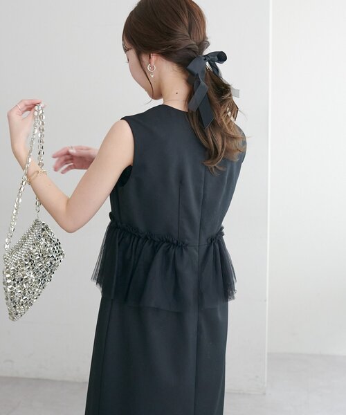 Discoat（ディスコート） ワンピース 「オケージョン」チュール切替