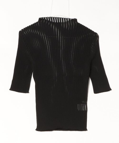 「ESTNATION」 半袖ニット FREE オフホワイト レディース_画像6