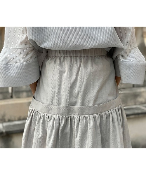 「AVIE」 ロングスカート 38 グレー レディース_画像9