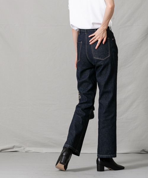 「Moname」 デニムパンツ 24 ブルー系その他 レディース_画像5