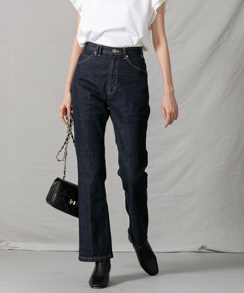 「Moname」 デニムパンツ 24 ブルー系その他 レディース_画像7