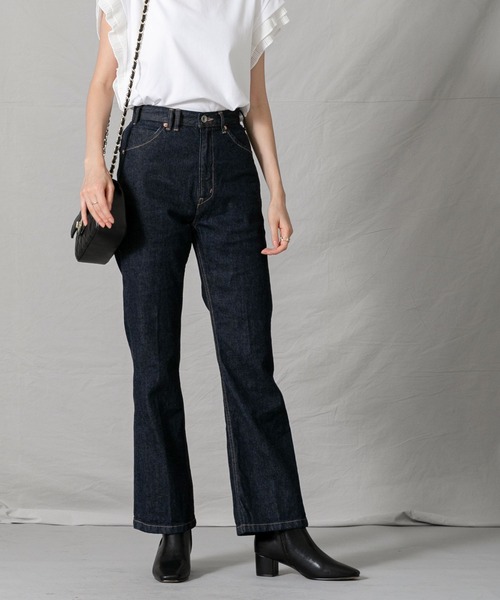 「Moname」 デニムパンツ 24 ブルー系その他 レディース_画像8