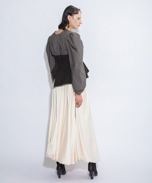 「AULA AILA」 スカート 1 ブラウン レディース_画像5