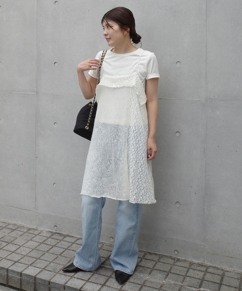 「PICCADILLY」 デニムパンツ 25cm サックスブルー レディース_画像2