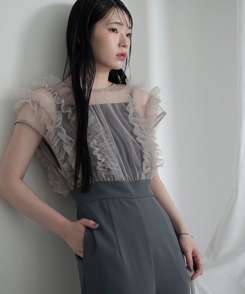 「Callarus」 オールインワン S ブラック レディース_画像2