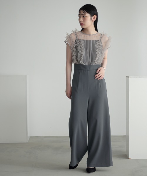 「Callarus」 オールインワン S ブラック レディース_画像5