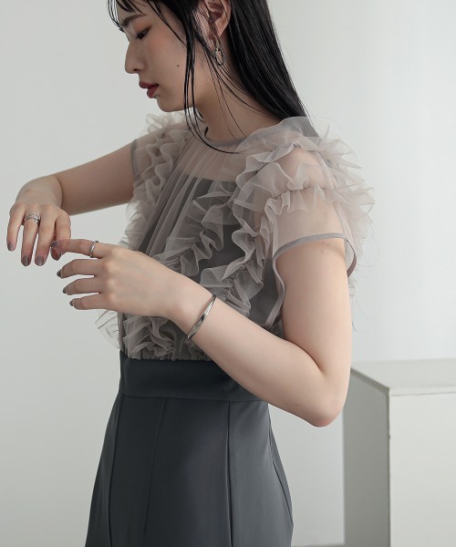 「Callarus」 オールインワン S ブラック レディース_画像7