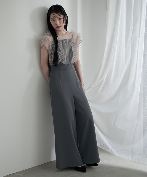 「Callarus」 オールインワン S ブラック レディース_画像8