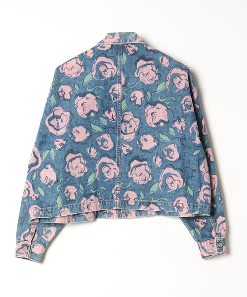 「Little sunny bite」 デニムジャケット MEDIUM インディゴブルー レディース_画像2