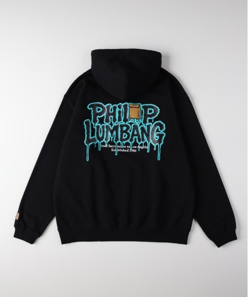 Right-on(ライトオン) パーカー 「Philip Lumbang」プリント Right-on(ライトオン) パーカー 「Philip Lumbang」プリント